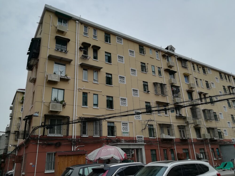 上海の現地採用者の家の外観の写真