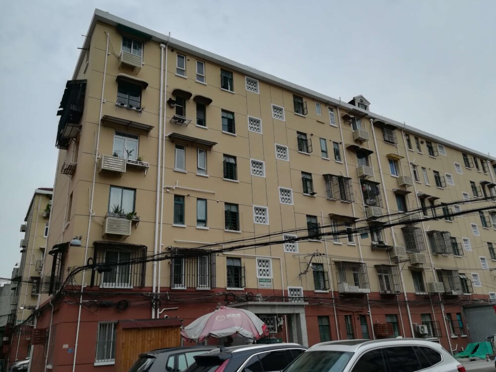 上海の現地採用者の家の外観の写真