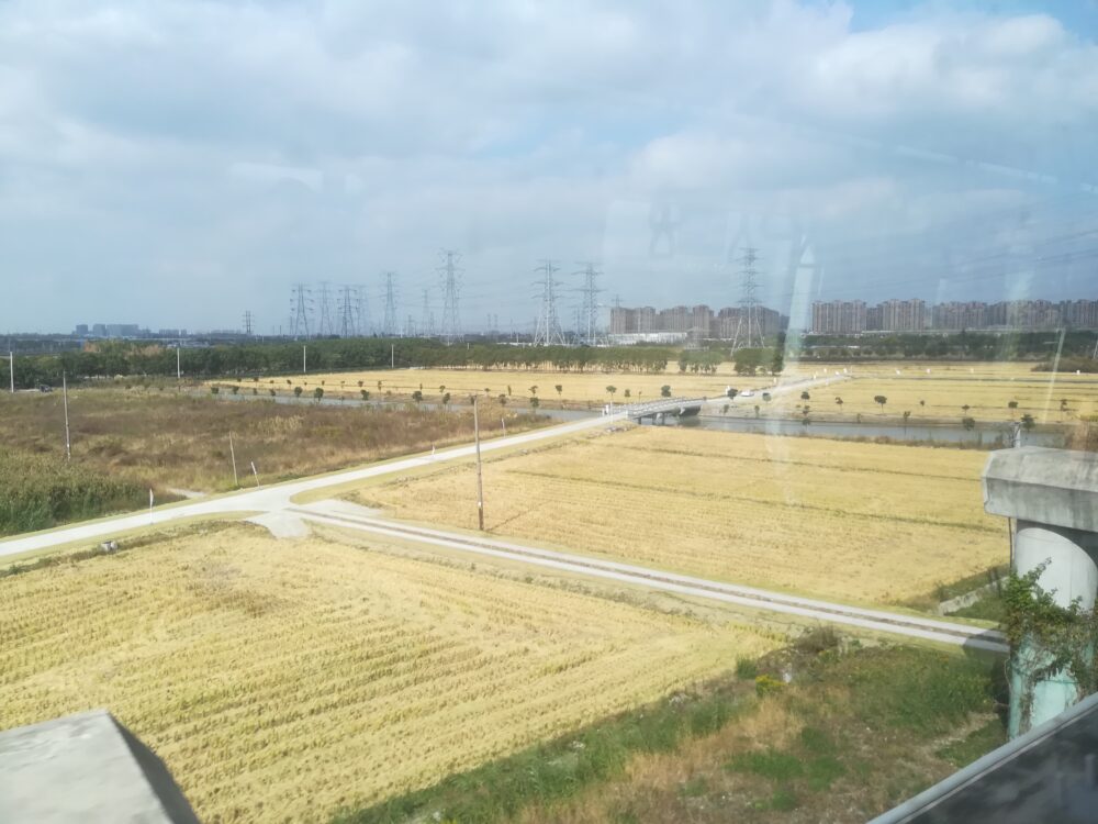 上海地下鉄17号線からの風景
